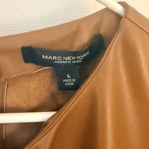 Andrew Marc Brown Leather Jacket